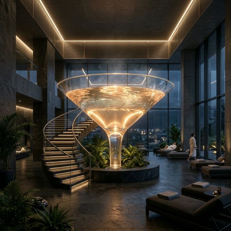 Martini Glass Pool
